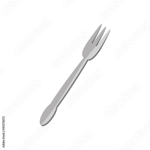 fork cutlery kitchen cooking image vector illustration eps 10