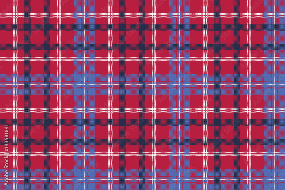 red tartan pixel texture fabric plaid seamless pattern red tartan pixel texture fabric plaid seamless pattern