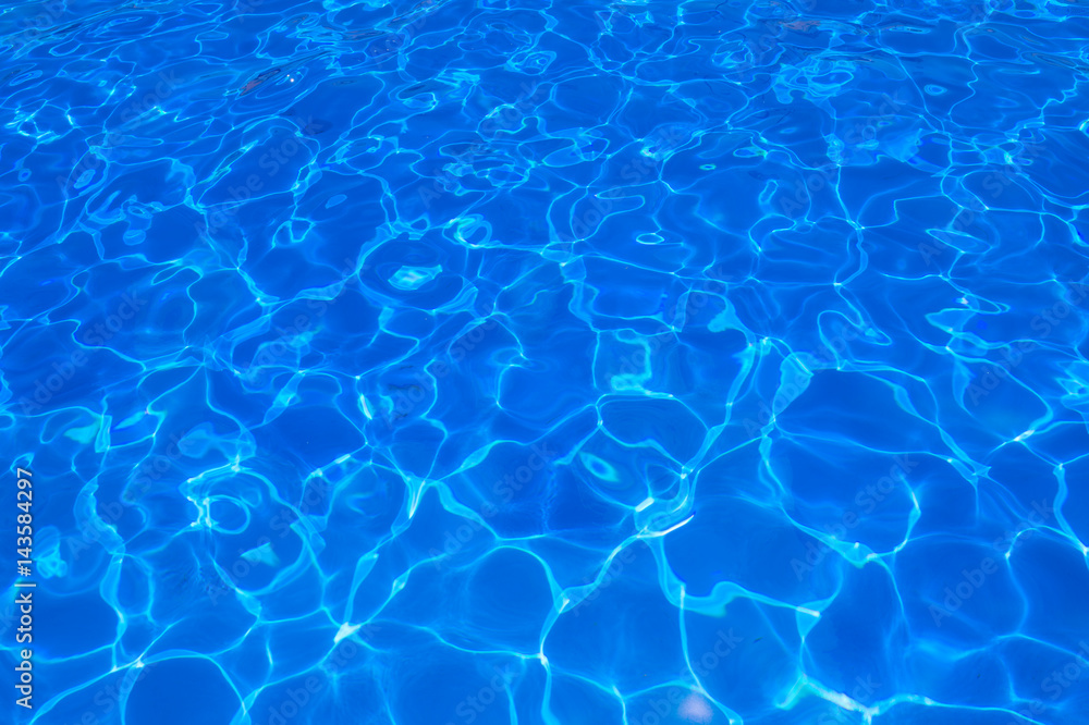 the water in the pool