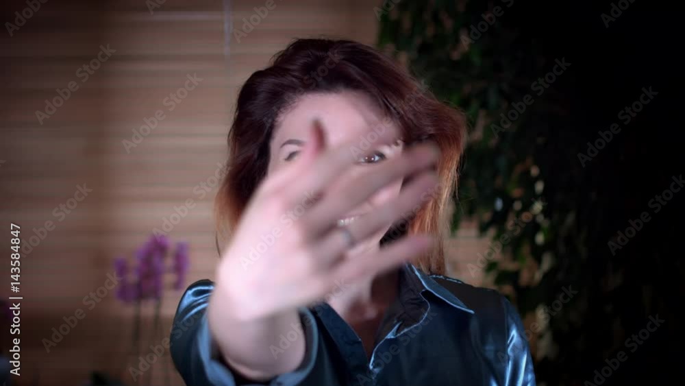 4K Woman Showing her Marriage Ring on Hand 4K Woman Showing her Marriage Ring on Hand