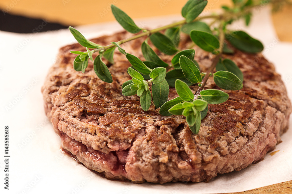 hamburger with marjoram hamburger with marjoram