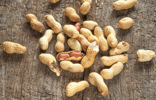 peanuts on table