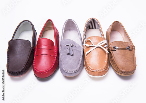 Different moccasins for a boy