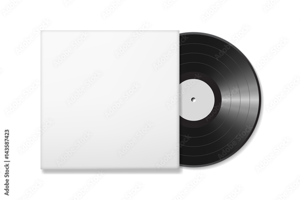 Blank vinyl disc Blank vinyl disc