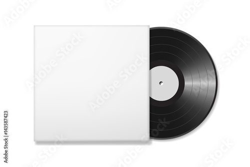 Blank vinyl disc