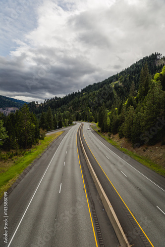 Interstate Highway Through Forrest © Shane Cotee