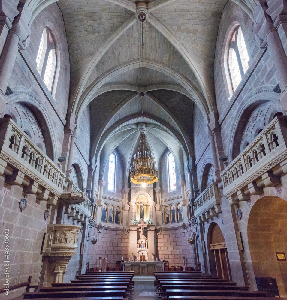 Castle of Xavier church in Javier, Navarra. Spain
