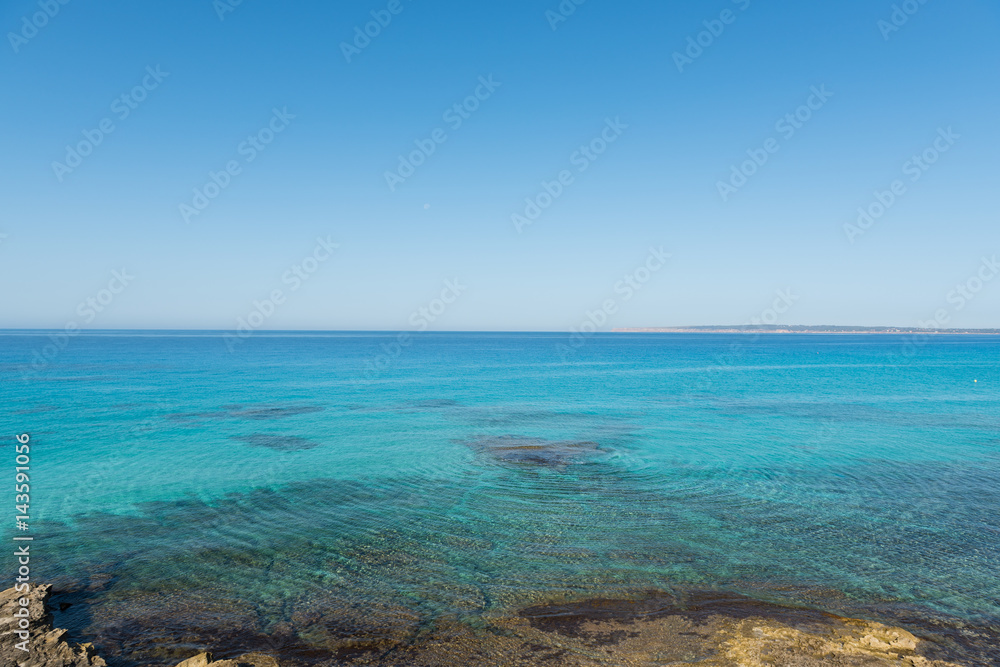 sea view, Formentera. Spain sea view, Formentera. Spain