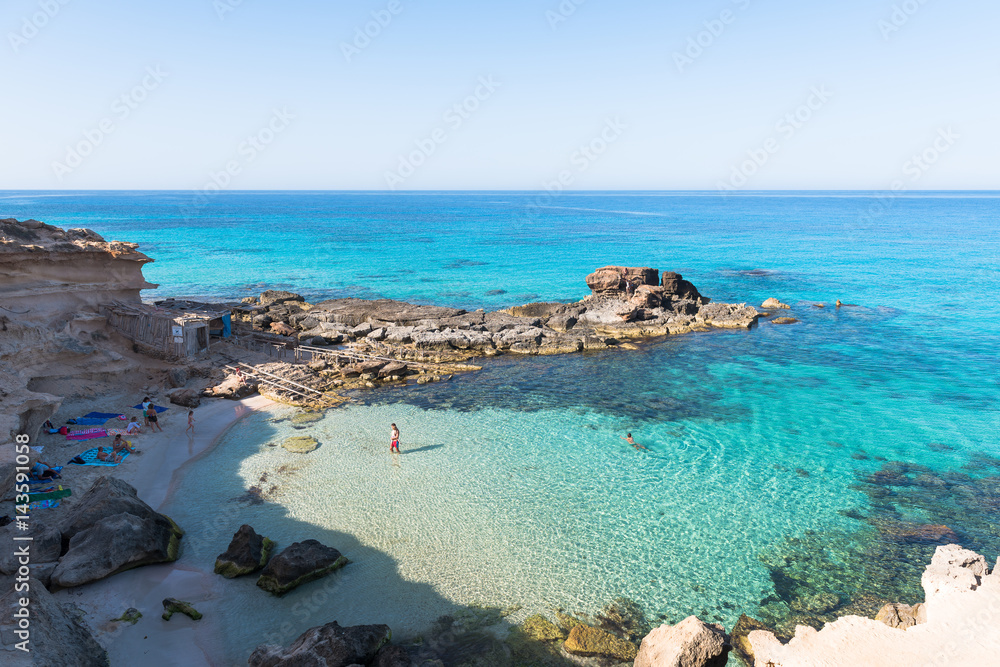 Caló d'es Mort, Formentera. Spain