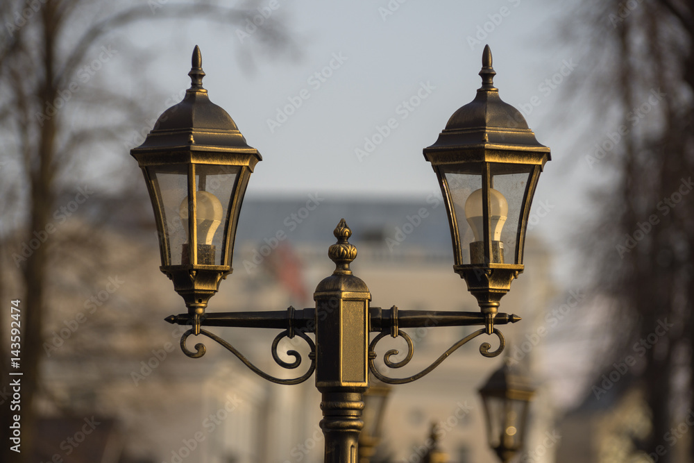 A street lamp.