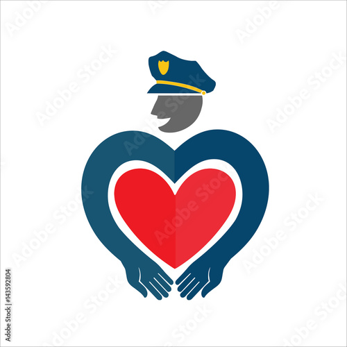 Policeman. The COP with the heart.