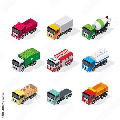 Isometric Truck