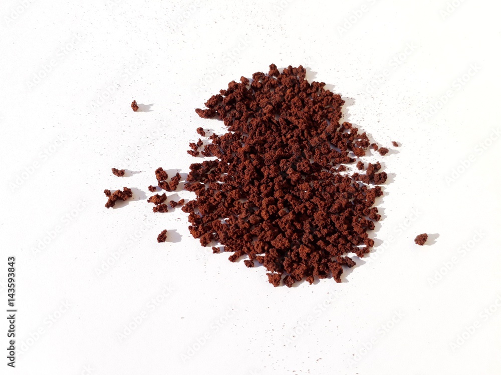 Stack of coffee on white background. Stack of coffee on white background.