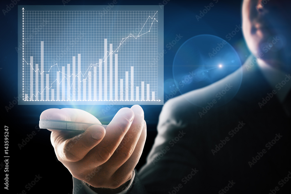Financial growth concept Financial growth concept