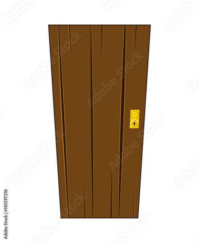 cartoon door vector symbol icon design.