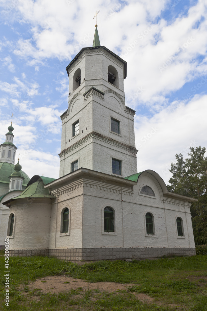 Belfry of the Church of St. Prince Vladimir in Krasavino, Veliky Ustyug District, Vologda Region, Russia