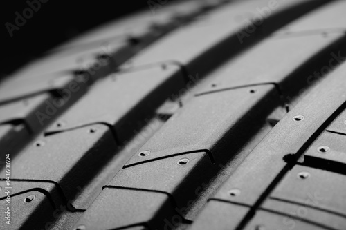 Protector car tires closeup
