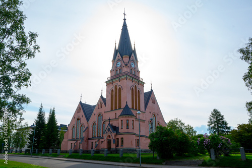 Kemi Finland pink church