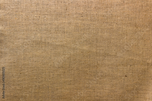 Brown jute natural canvas texture background.