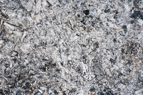 The ashes of an extinct fire, background, texture