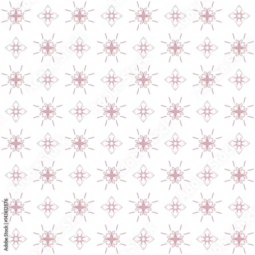 Seamless texture with 3D rendering abstract fractal pink pattern