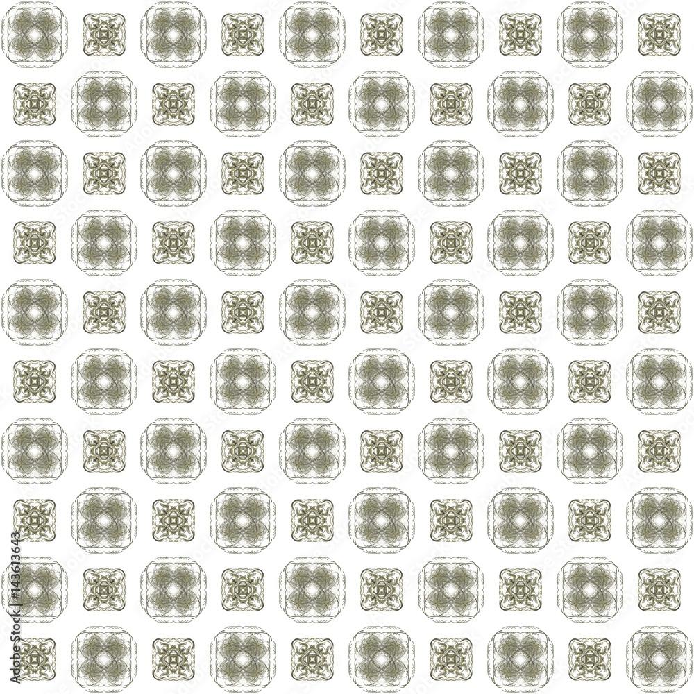 Fototapeta premium Seamless texture with 3D rendering abstract fractal gray pattern