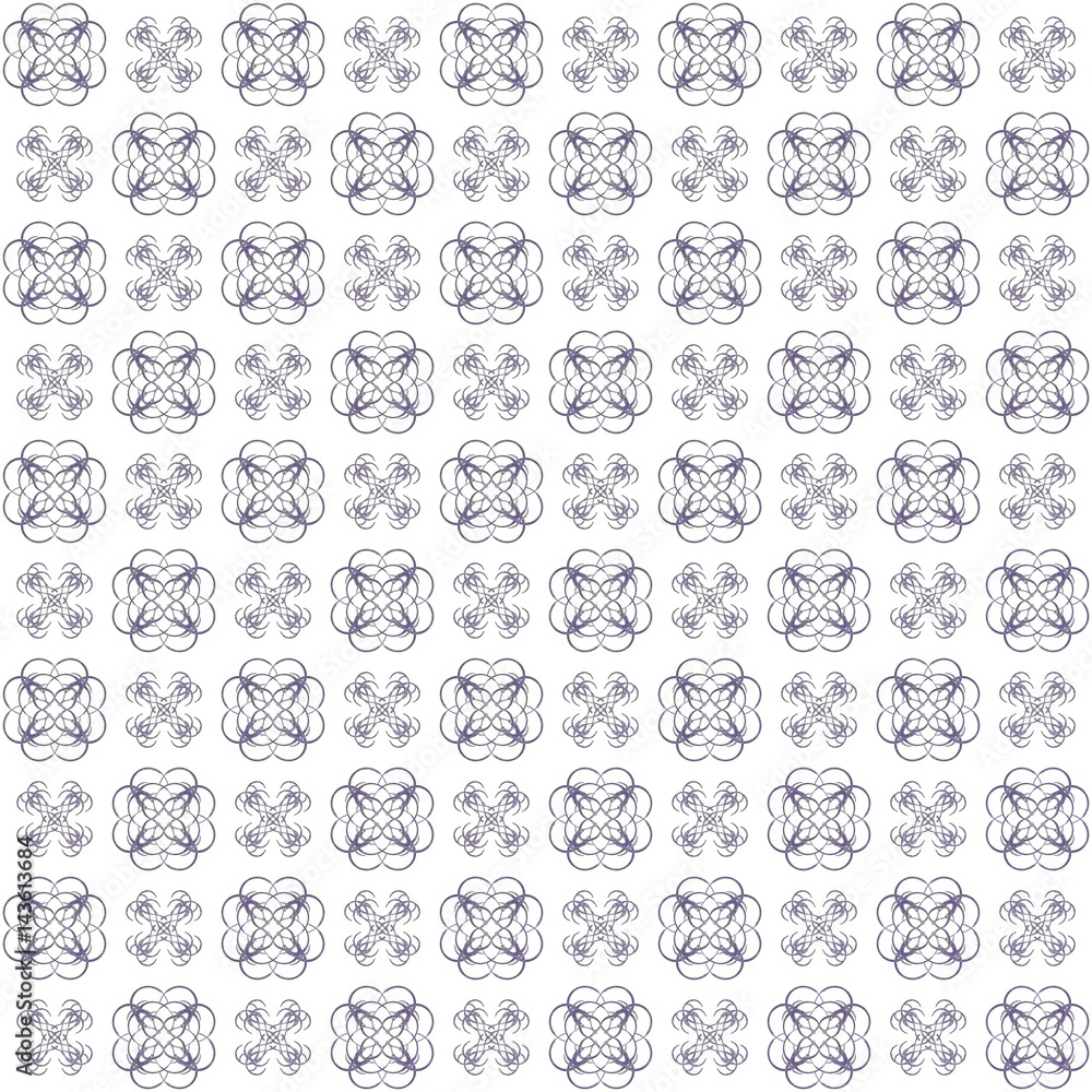 Naklejka premium Seamless texture with 3D rendering abstract fractal blue pattern