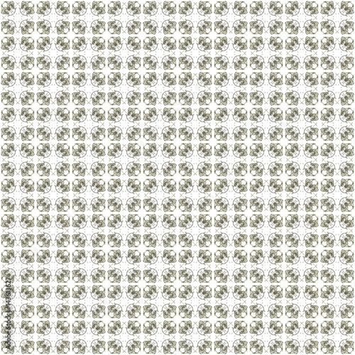 Seamless texture with 3D rendering abstract fractal gray pattern