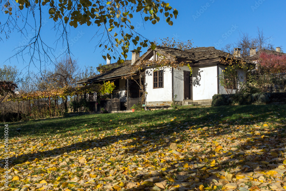 Autumn view of village of Bozhentsi, Gabrovo region, Bulgaria