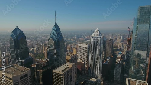 Aerial Pennsylvania Philadelphia September 2016 4K