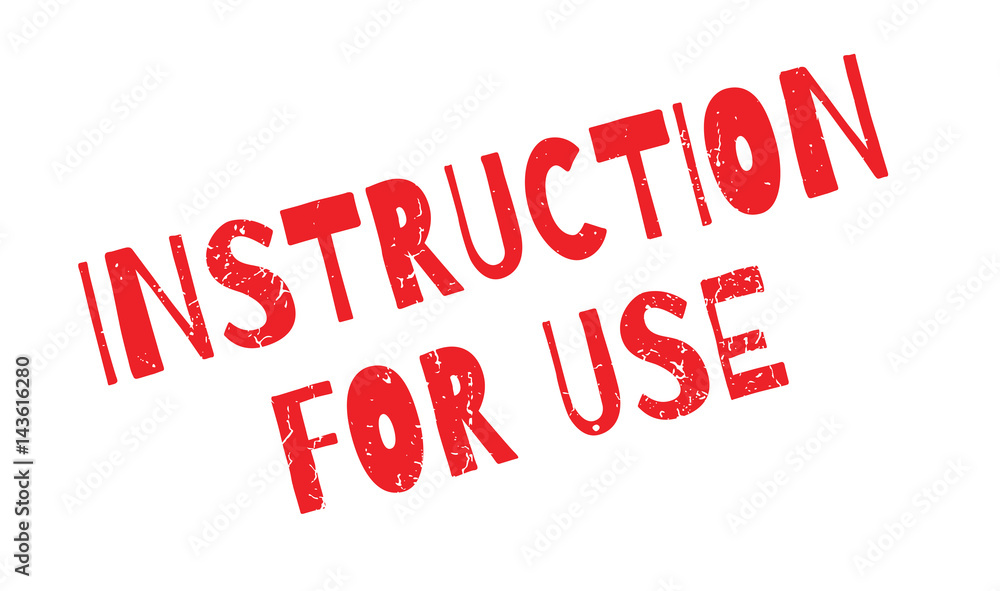 Instruction For Use rubber stamp. Grunge design with dust scratches. Effects can be easily removed for a clean, crisp look. Color is easily changed. Instruction For Use rubber stamp. Grunge design with dust scratches. Effects can be easily removed for a clean, crisp look. Color is easily changed.