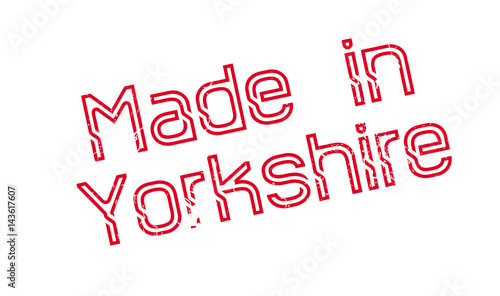 Wallpaper Mural Made In Yorkshire rubber stamp. Grunge design with dust scratches. Effects can be easily removed for a clean, crisp look. Color is easily changed. Torontodigital.ca