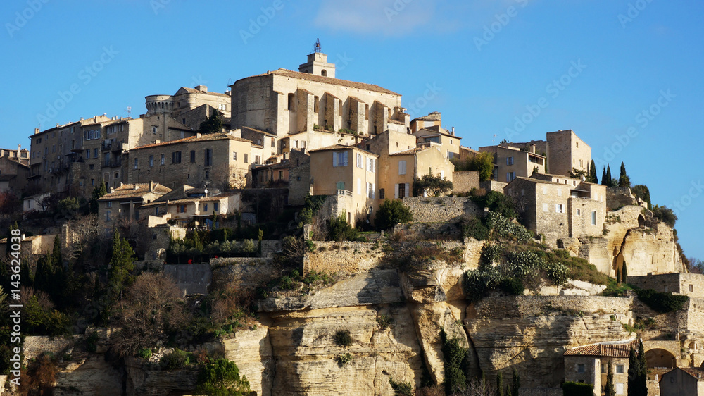 Hilltop village Gordes in the French Provence