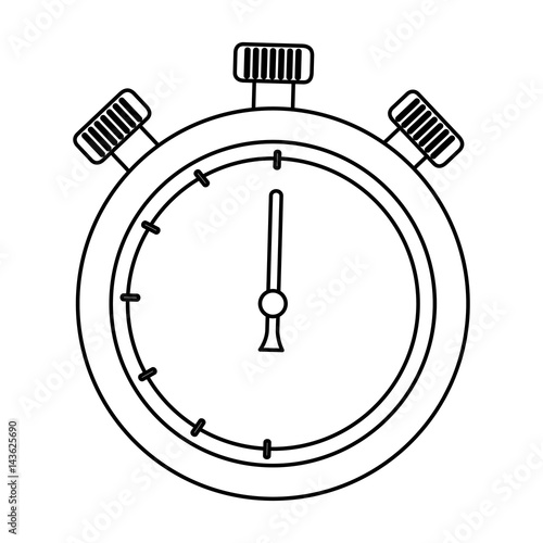 chronometer time isolated icon