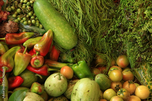 Photography Fresh Produce at the Old Market (Psar Chas) in Siem Reap, Cambodia