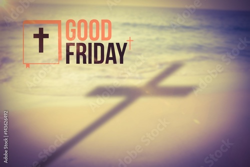 Composite image of good friday logo