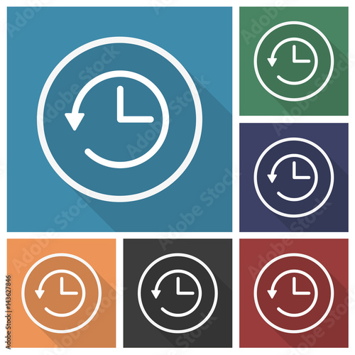 Button - Set - Schatten - Zeit zurückdrehen