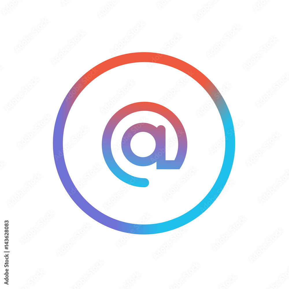 Three-Color Line App Icon Three-Color Line App Icon