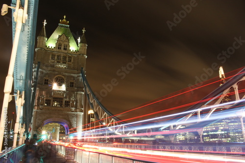Tower bridge London , long exposure night shot