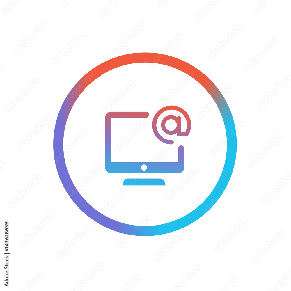 Three-Color Line App Icon Three-Color Line App Icon
