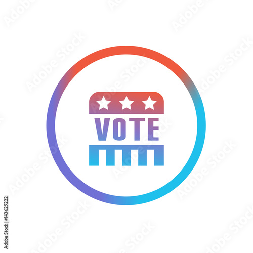 Line App Design Three Colors