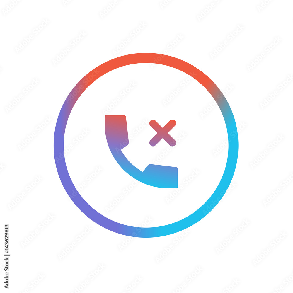 Fototapeta premium Line App Design Three Colors