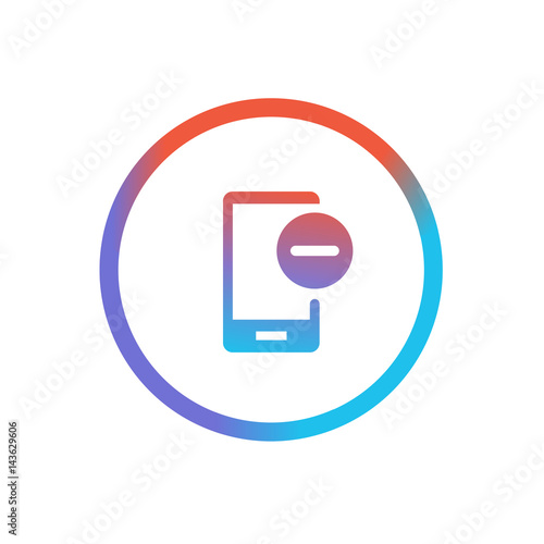 Line App Design Three Colors
