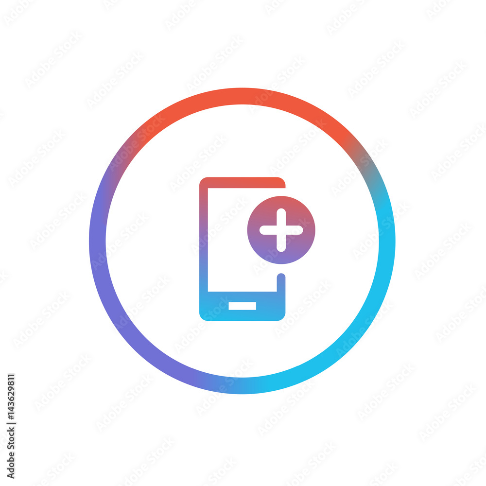 Line App Design Three Colors Line App Design Three Colors