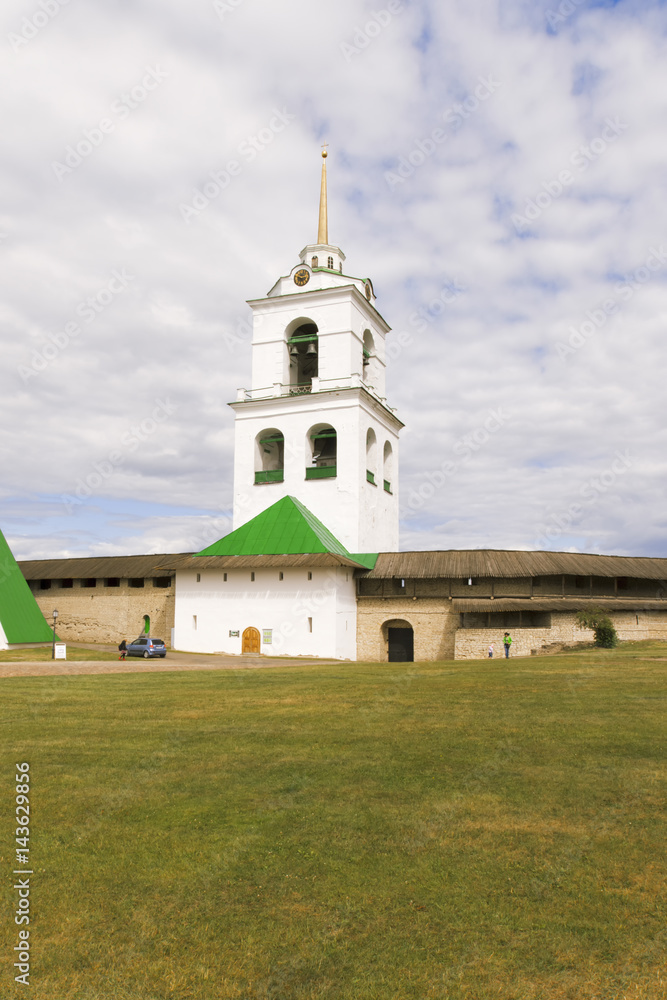 Kremlin in the city of Pskov.