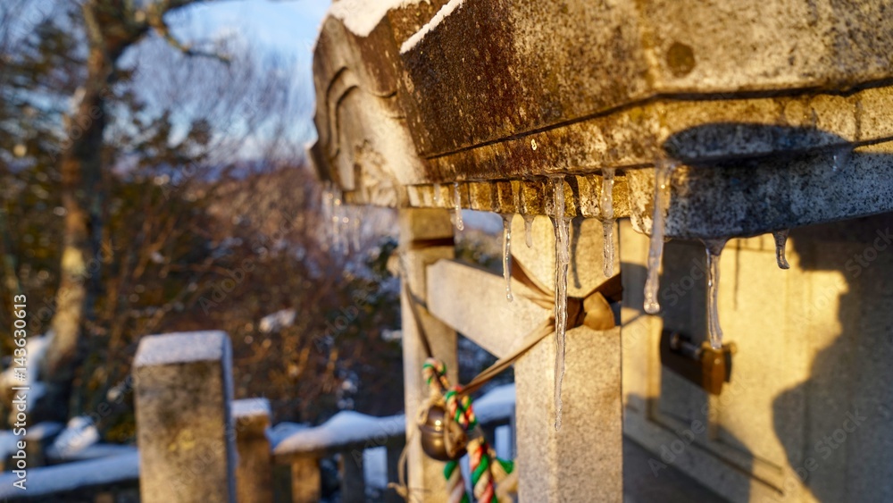 冬の三峯神社奥宮