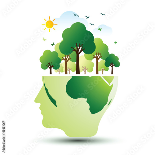 Think green vector