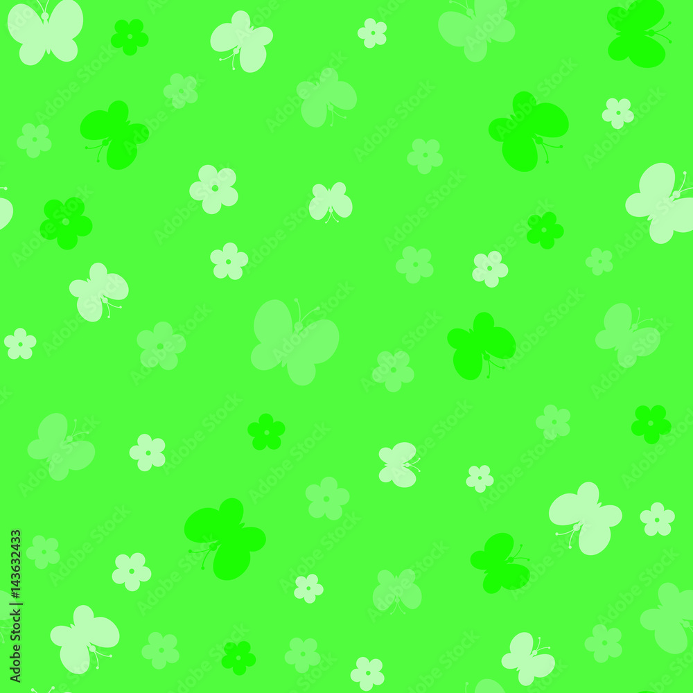 butterflies and flowers. spring background. vector seamless pattern butterflies and flowers. spring background. vector seamless pattern