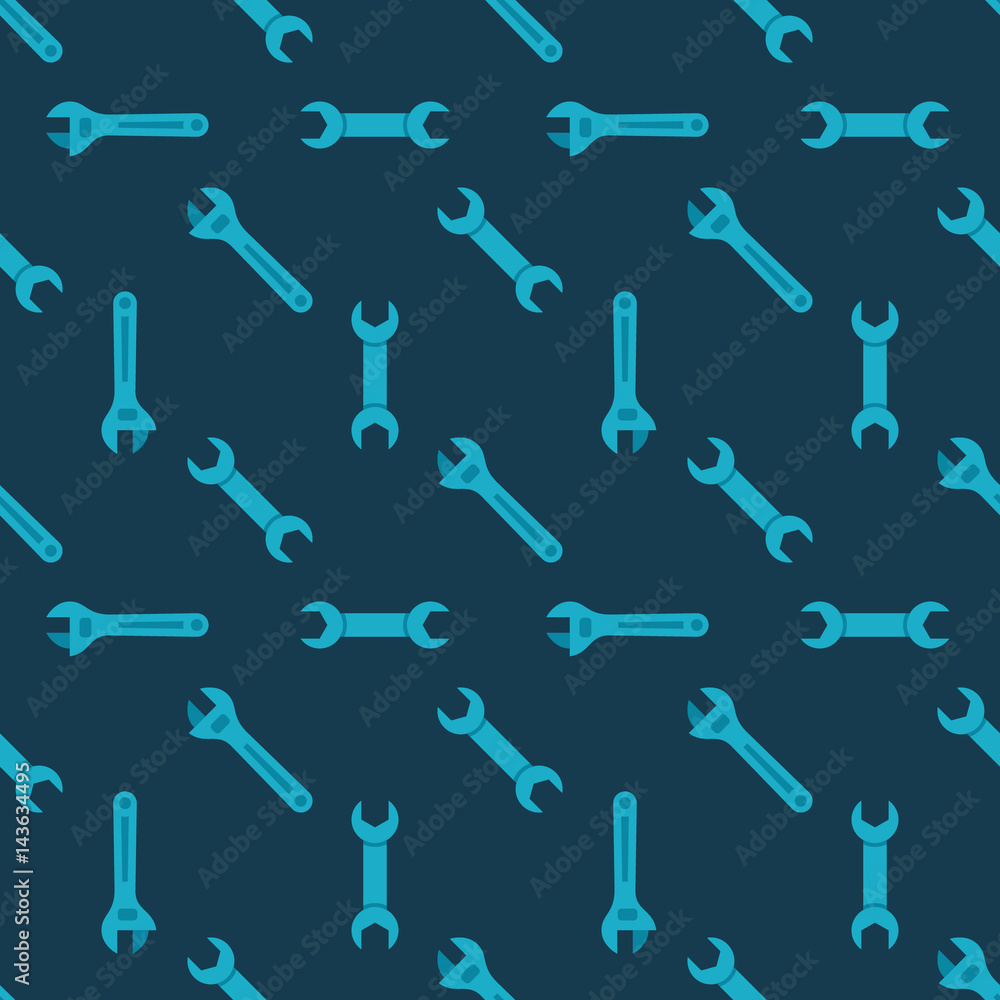 Wrench seamless pattern Wrench seamless pattern