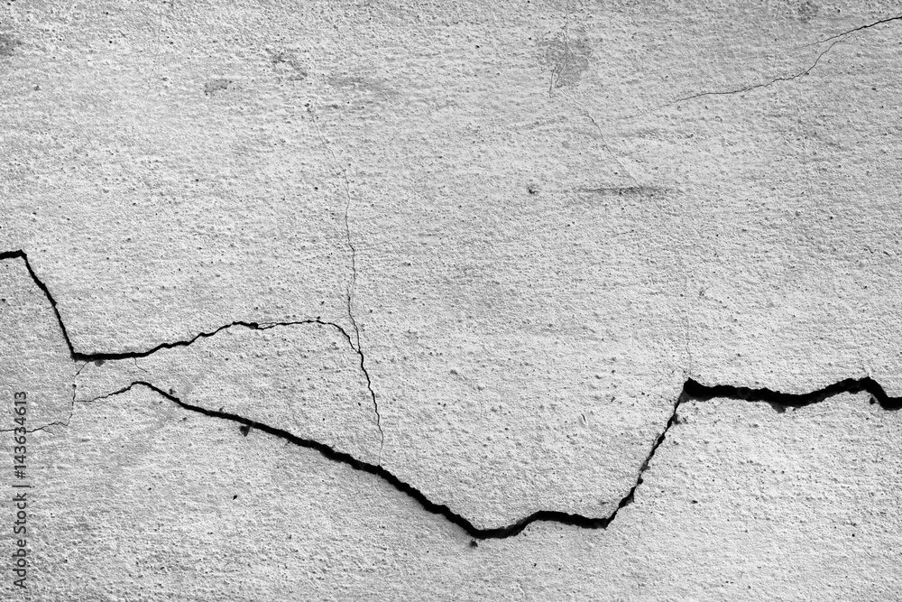 Obraz premium Crack old wall close up background.